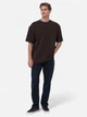 Футболка хлопковая длинная мужская Colin's CL1076602BRW L Brown (8684112846958) - изображение 3