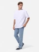 Футболка хлопковая длинная мужская Colin's CL1076602WHT M White (8684112847047) - изображение 3