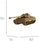 Картонный конструктор Cartonic 3D Puzzle Wot Tiger II 50 элементов (CARTWTK2) - изображение 4