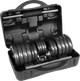Hantle żeliwne Rebel Active regulowane w walizce z gryfem, zestaw 30 kg RBA-2327-30 (5901890122269) - obraz 5