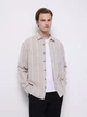Рубашка хлопковая мужская Colin's CL1075307BED L Beige Striped (8684112813967) - изображение 1