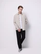 Рубашка хлопковая мужская Colin's CL1075307BED L Beige Striped (8684112813967) - изображение 3
