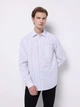 Рубашка хлопковая мужская Colin's CL1075651WSD S White Striped (8684112814506) - изображение 1