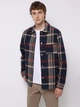 Рубашка хлопковая теплая мужская Colin's CL1077140NAV M Navy (8684112964362) - изображение 1