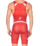 Трико борцовское Asics Wrestling Singlet красный, белый Чел XS - изображение 2