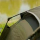 Туристическая палатка автоматическая трехместная 240х210х130 см шестиугольная двухслойная с козырьком тамбуром для кемпинга походов хаки - изображение 14