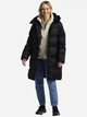 Пуховик зимний длинный женский Jack Wolfskin Icy Hill Coat W Rds A65093-6000 L Черный (4064886561334) - изображение 3