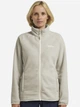 Толстовка на молнии утепленная на флисе женская Jack Wolfskin Moonrise Fz W A63263-A0056 L Бежевая (4064886591249) - изображение 1