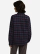 Рубашка хлопковая женская Jack Wolfskin Baja Flannel Shirt W A65077-T0003 L Сливовая с синим (4064886563895) - изображение 2