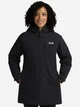 Пуховик зимний женский Jack Wolfskin Icecape 2L Down Ins Jkt W Rds A65298-6000 XL Черный (4064886547475) - изображение 8