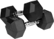 Hantle żeliwne Rebel Active gumowane HEX 2x10 kg RBA-2325-10 (5901890111881) - obraz 2