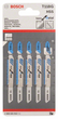 Набір полотен для електролобзика Bosch T 118 G 5 шт (3165140007283) - зображення 2