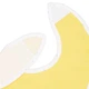 Слюнявчик хлопковый для девочки Mothercare LIDL UA020-8764 One Size Желтый - изображение 2