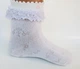 Носочки с кружевом ажурные белые LECOBAR DORIS 3967/1 22-23 - изображение 1