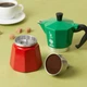 Гейзерная кофеварка для плиты алюминий 3 чашки Bialetti красный - изображение 2