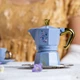 Гейзерна кавоварка для плити алюміній 3 чашки Bialetti бірюзовий - зображення 3
