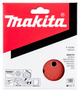 Шліфувальний папір Makita K180 125 мм 10 шт (P-43583) - зображення 1