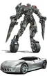Робот-трансформер Автобот Сайдсвайп Transformers LS-08 CORVETTE Sideswipe 18 см Серый v-13170 - изображение 7