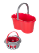 Mop obrotowy Teesa Easy Clean 1 + wiadro 6.5 l i 2 wkłady TSA0040 (5901890019583) - obraz 3