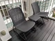 Набір садових меблів Keter Rio Patio Set для балкона графіт 211429 - изображение 6