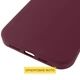Чохол Silicone Case (AA) Logo with MagSafe для Apple iPhone 16 Pro (6.3") Бордовий / Plum - 00000080645_3 - изображение 5