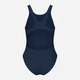Подростковый слитный купальник для девочки Arena Team Swimsuit Swim Tech Solid 004764-750 164 см Темный синий (3468336648889) - изображение 5