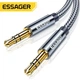 Кабель аудио Essager 3.5mm Aux mini Jack male-male 0.5 м Dark Gray (EYP35-DYB0G) - изображение 1