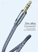Кабель аудио Essager 3.5mm Aux mini Jack male-male 0.5 м Dark Gray (EYP35-DYB0G) - изображение 8