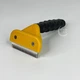Фурмінатор для котів і собак середніх порід з лезом 6.8 см Furminator deShedding Tool для вичесування, догляду за шерстю та профілактики ковтунів Жовтий, FH2-DCSL-68-Yellow - зображення 2