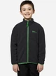 Подростковая зимняя куртка для мальчика Jack Wolfskin Iceland 3In1 Jacket K 1610081_E0206 164 см Черный, зеленый (4064886600583) - изображение 3
