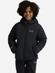 Подростковая демисезонная стеганая куртка для мальчика Jack Wolfskin New Zenon Jacket K A65455_6350 152 см Тёмно-серая (4064886552301) - изображение 3