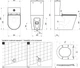 Унитаз-компакт Ravak Elegant Combi RimOff с бачком и с сиденьем Soft Close дюропласт X01872 - изображение 10