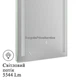 Дзеркало 100x60 см LED Touch Сенсор Фасадне підсвічування Антизапотівне Mixxus Premium LINES MR17-100x60-Reverse Скло 5 мм з Срібною амальгамою Алюмінієвий каркас Товщина 3 см (MP6625) - изображение 6