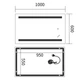 Дзеркало 100x60 см LED Touch Сенсор Фасадне підсвічування Антизапотівне Mixxus Premium LINES MR17-100x60-Reverse Скло 5 мм з Срібною амальгамою Алюмінієвий каркас Товщина 3 см (MP6625) - изображение 9