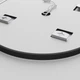 Зеркало 80x70 см Антизапотівне LED Touch Сенсор Фасадне підсвічування Антизапотівне Mixxus Premium ELLIPSE MV05-80x70-Reverse BLACK Anti-fog підігрів Скло 5 мм із Срібною амальгамою Алюмінієвий каркас Товщина 6 см - зображення 8