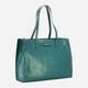 Torebka shopper ze skóry naturalnej The Bridge Mirra 04131401 BU Zielona (800070347010) - obraz 2