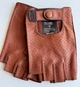 Авто перчатки Fiorgini Premium fingerless Classic Рыжий Размер M (210002) - изображение 2