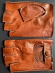 Авто перчатки Fiorgini Premium fingerless Classic Рыжий Размер S (210002) - изображение 4