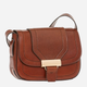 Torebka crossbody damska ze skóry naturalnej mała The Bridge Benedetta 04551201 14 Brązowa (800070347012) - obraz 1