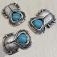 Министатуэтка Жук Скарабей Сріблення Бірюза Semantic Jewelry 3.0 x 2.5 x 0.5 см - зображення 15