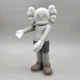 Статуетка Kaws Companion сірого кольору 18 см. Дизайнерська іграшка Кавс сірий - зображення 6