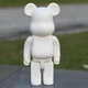 Статуэтка Bearbrick 400% White 28 см. Дизайнерская игрушка Беарбрик белый. Bearbrick 4912408 - изображение 1