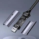 Кабель Type-C to DisplayPort 1.4 для монитора 8K60Hz 4K144/240Hz UGREEN CM556 шнур тайп си на дисплей порт для телевизора 1 метр серый (25157) - изображение 8