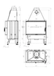 Каминна топка M-FIRE 70 кутова ліва (15kW) - изображение 5