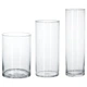 Вазы CYLINDER 3 шт. IKEA прозрачный - изображение 1