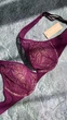 Бюстгальтер Thirdlove Feather Lace Plunge Bra - фуксія - 70Е - изображение 5