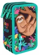 Триповерховий розкладний пенал Coolpack із наповненням модель "colorino Wildkid" зображення лінівця у 3d - зображення 2