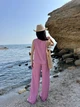 Жіночі літні брюки LUMIA вільного крою COSY S-M Темно-рожевий (cosy4347902) - зображення 2