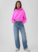Bluza damska z kapturem ocieplana GAP 841725-01 S Różowa - obraz 3