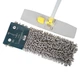 Швабра Eco Fabric з мікрофібри 43см, ручка телескоп. 78-122см, сірий (EF-4026-SR) - изображение 2